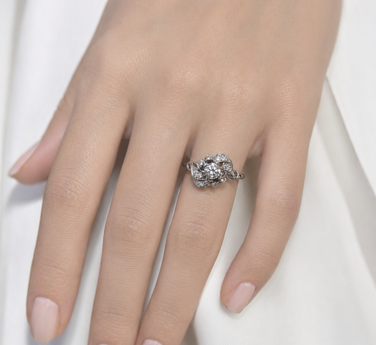 Flor de oro blanco - Imagen 2