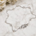 Pulsera zig zag diamantes
