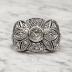 Anillo calado flor
