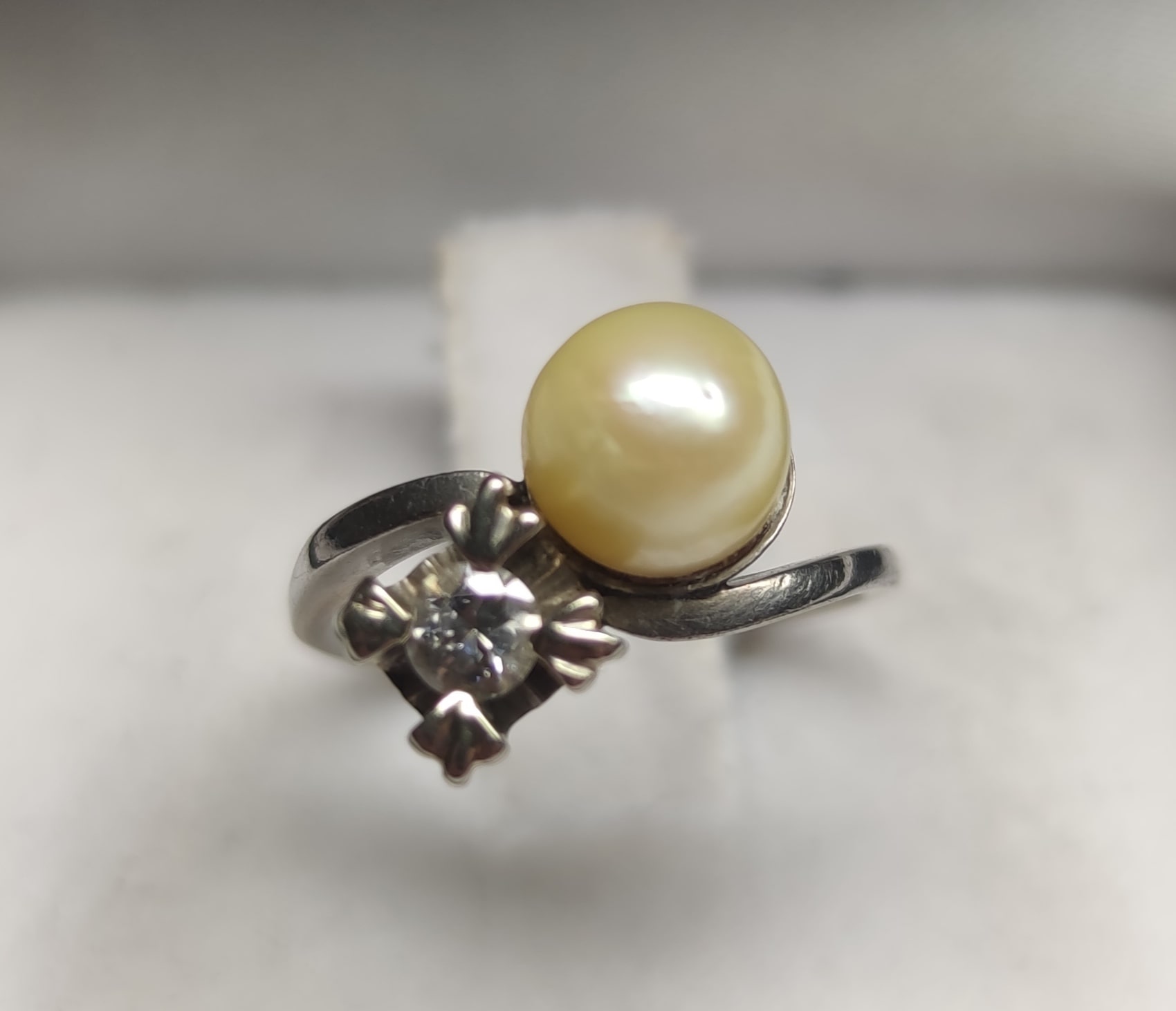 Tu y yo perla diamante antiguo D Lusso