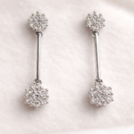 Aros largos doble cluster