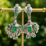 Aros racimo esmeraldas