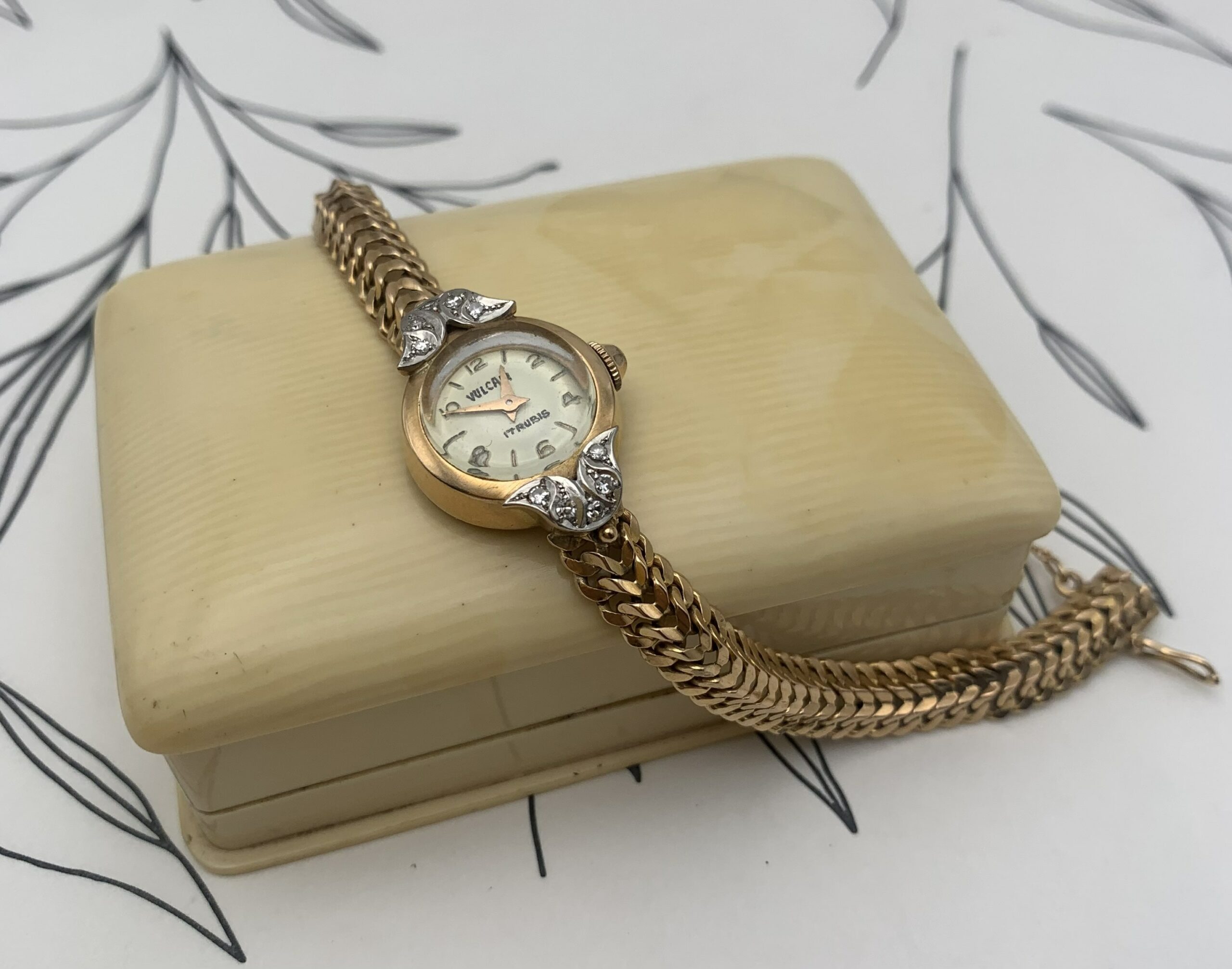 Reloj Vulcain oro con diamantes