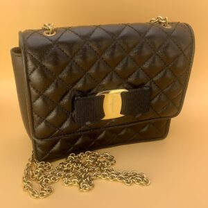 Salvatore Ferragamo Cross Chain Leather