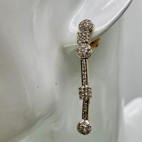 Aros largos diamante - Imagen 6