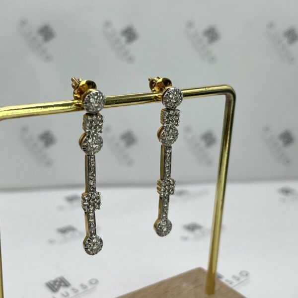Aros largos diamante - Imagen 5