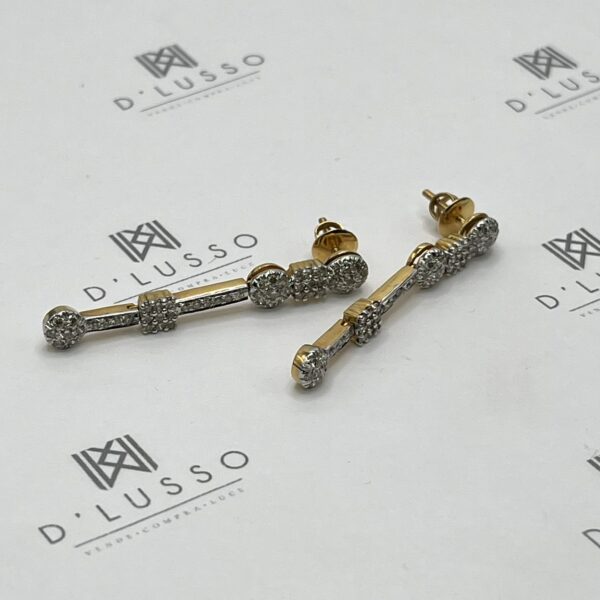 Aros largos diamante - Imagen 3