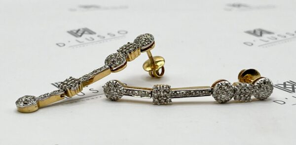Aros largos diamante - Imagen 2