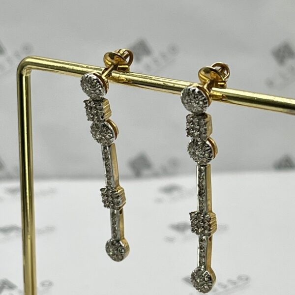 Aros largos diamante - Imagen 8
