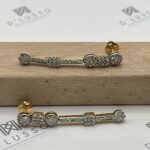 Aros largos diamante