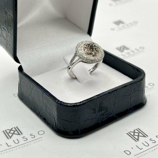 Flor diamantes champagne - Imagen 4