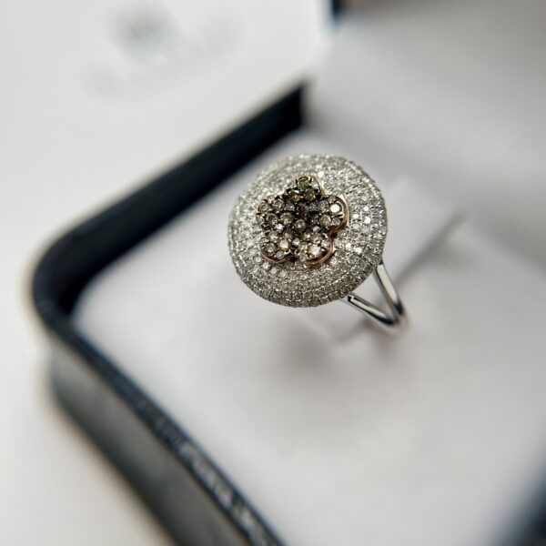 Flor diamantes champagne - Imagen 3