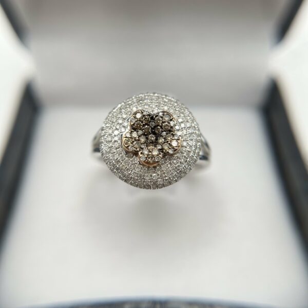 Flor diamantes champagne - Imagen 2