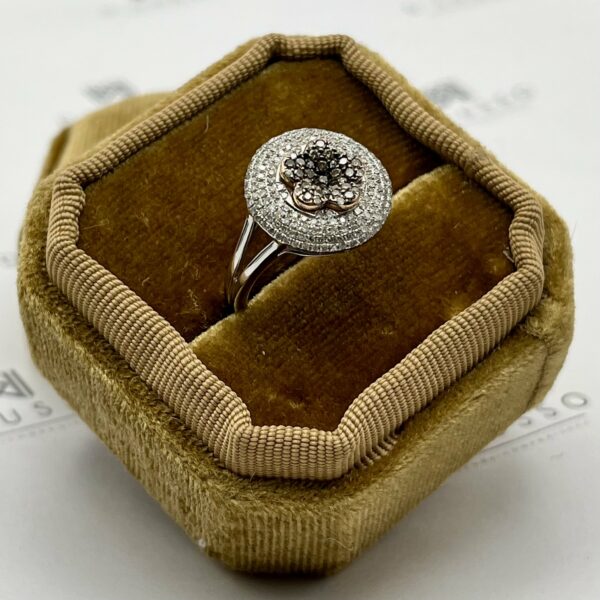 Flor diamantes champagne - Imagen 7