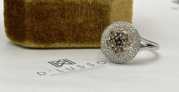 Flor diamantes champagne - Imagen 5