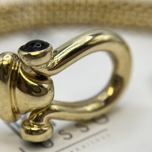 Brazalete de oro con onix - Imagen 5