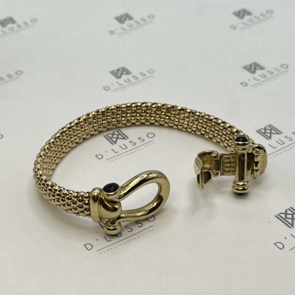 Brazalete de oro con onix - Imagen 3