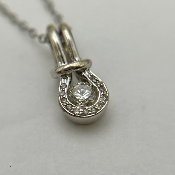 Colgante diamantes halo - Imagen 3