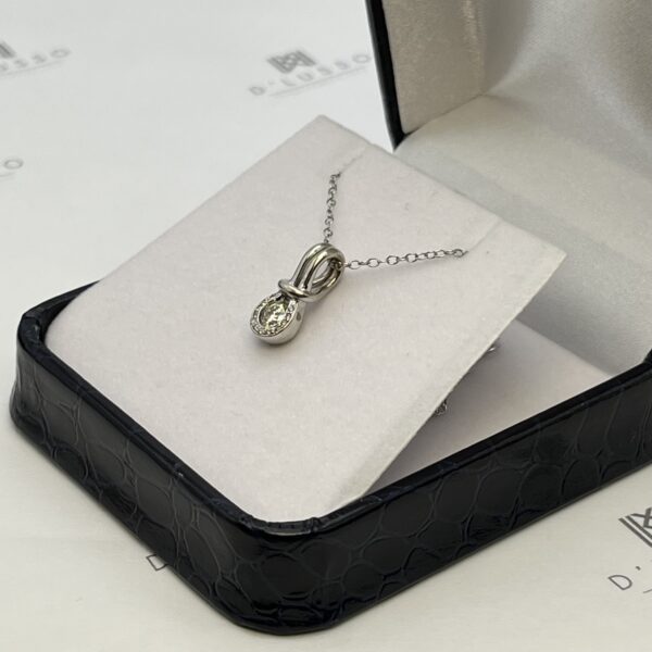 Colgante diamantes halo - Imagen 2