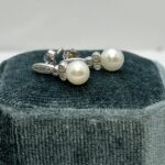 Aros perlas colgantes