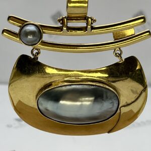 Colgante oro perla osmeña