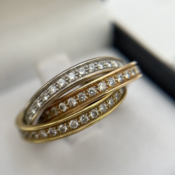 Anillo Trinity Cartier - Imagen 7