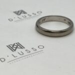 Argolla de oro blanco