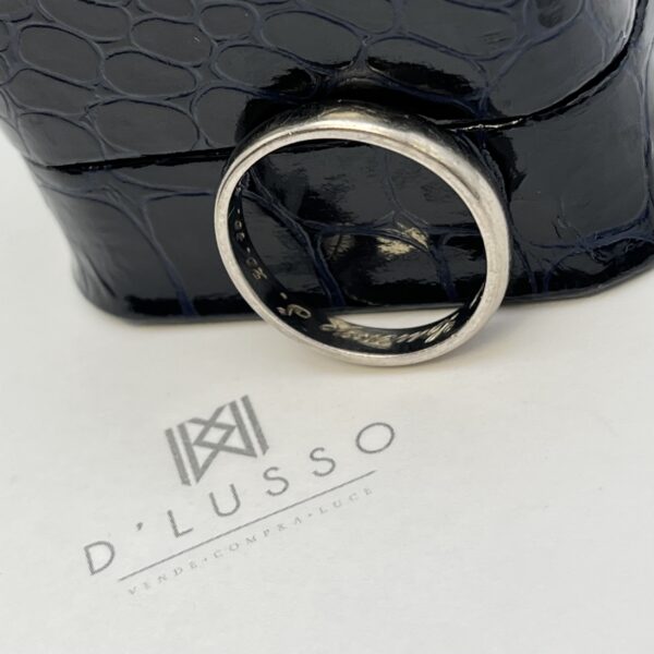 Argolla de oro blanco - Imagen 2