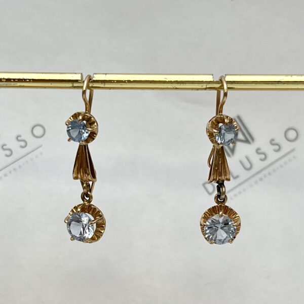 Conjunto colgante y aros espinela - Imagen 11