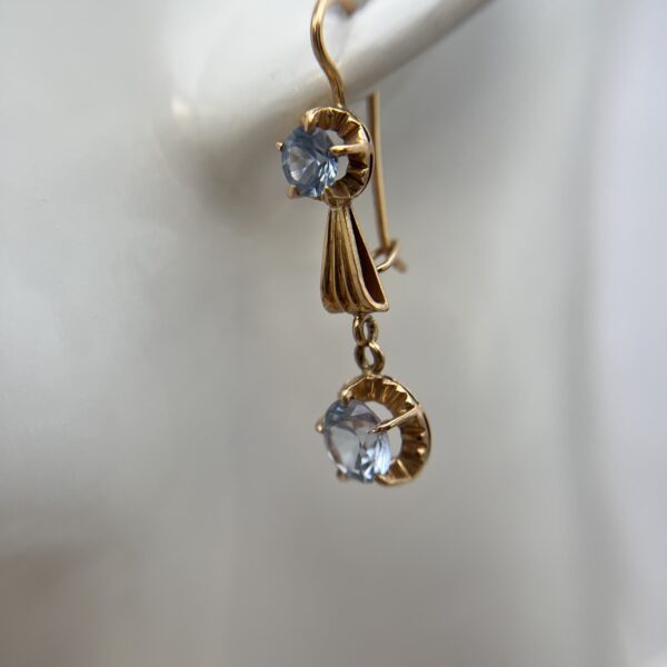 Conjunto colgante y aros espinela - Imagen 8