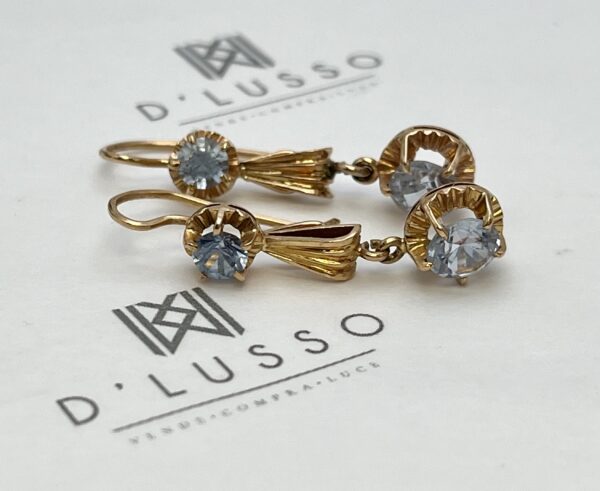 Conjunto colgante y aros espinela - Imagen 7