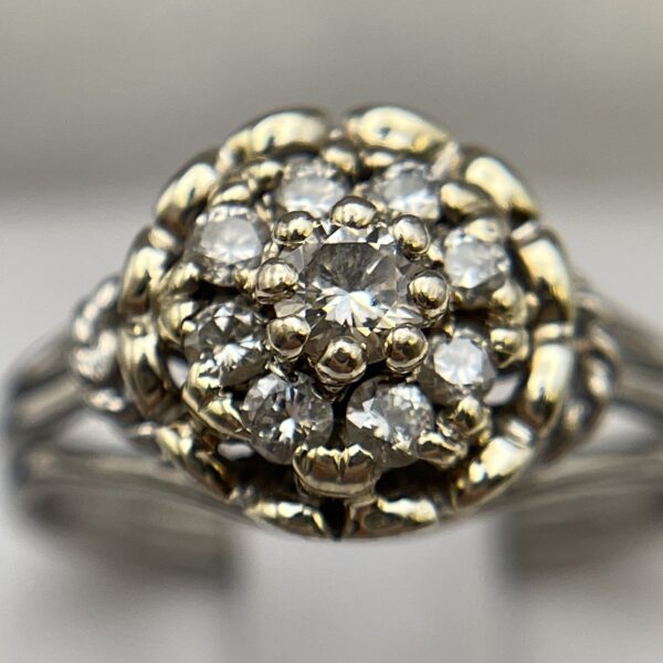 Anillo cluster platino