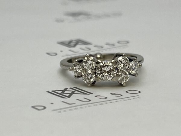 Anillo bow de brillantes - Imagen 4