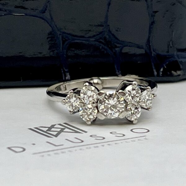 Anillo bow de brillantes - Imagen 2