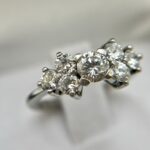 Anillo bow de brillantes