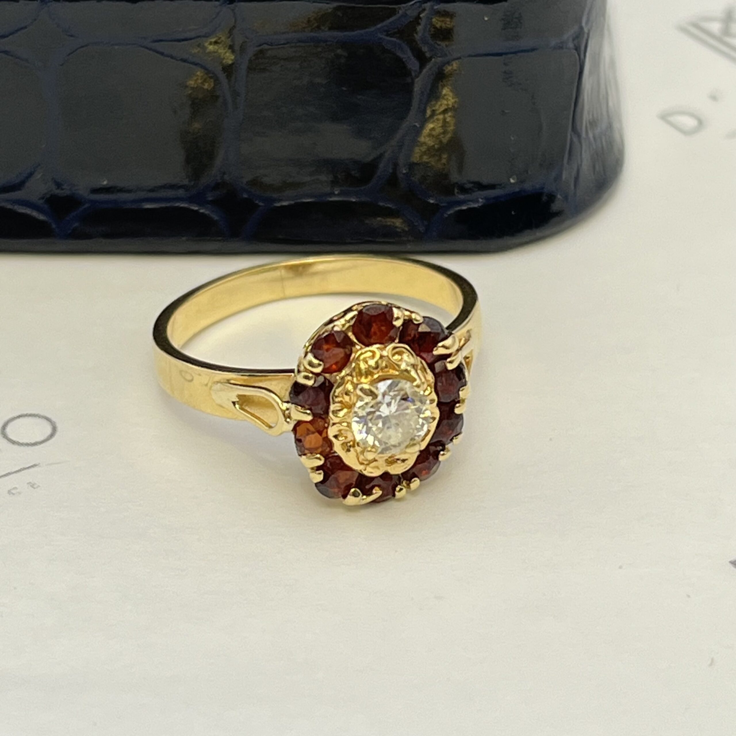 Solitario con granates - Imagen 3