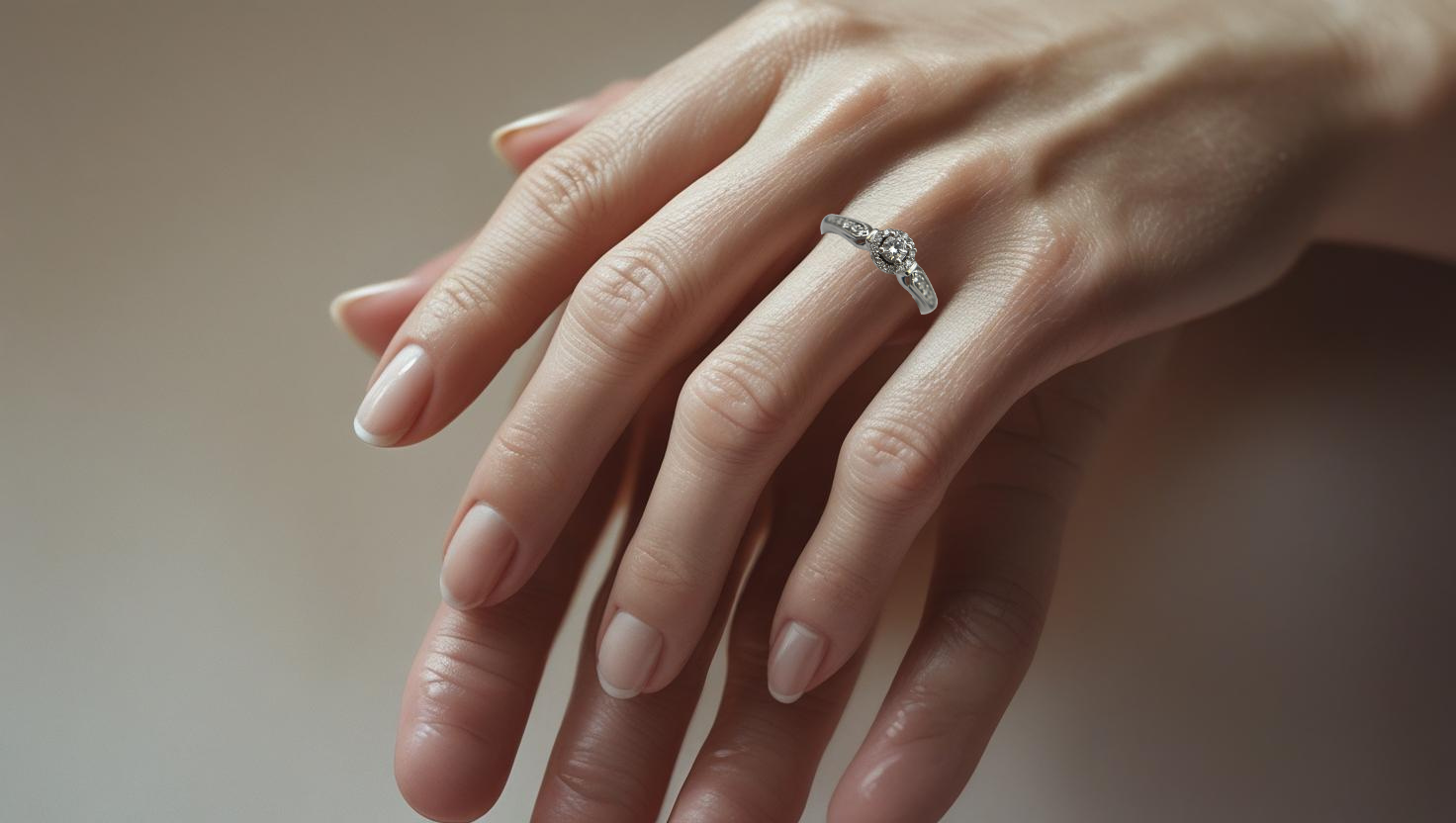 Anillo halo brillantes - Imagen 9