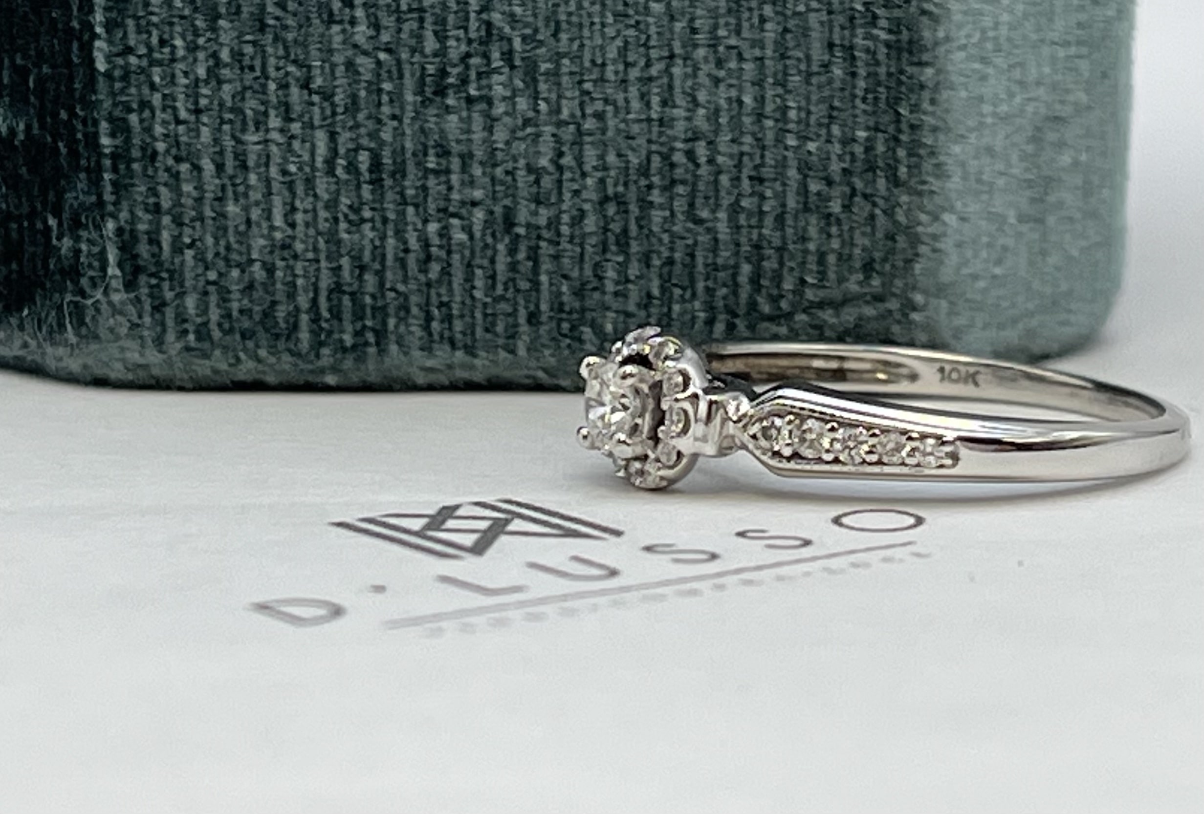 Anillo halo brillantes - Imagen 4