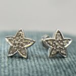 Estrellas stud de brillantes