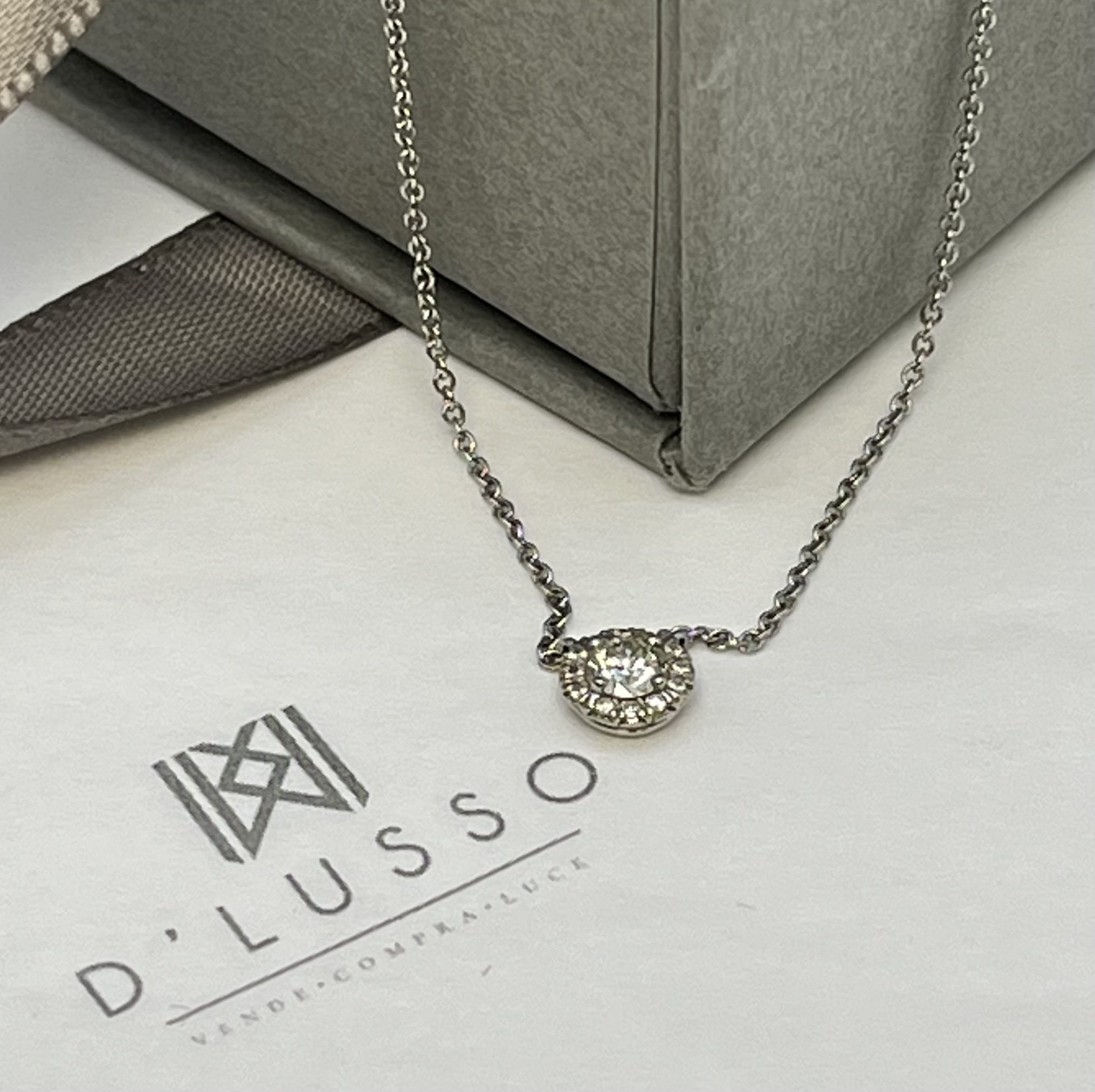 Collar colgante en halo Tiffany & Co. - Imagen 3