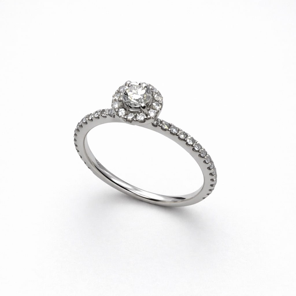 Solitario en halo - Imagen 2