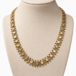Collar de oro estilo mediterráneo