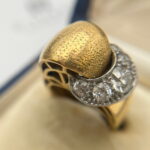 Anillo vintage en hebilla