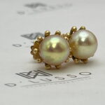 Aros de perlas Akoya