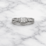 Doble anillo Princess y brillantes