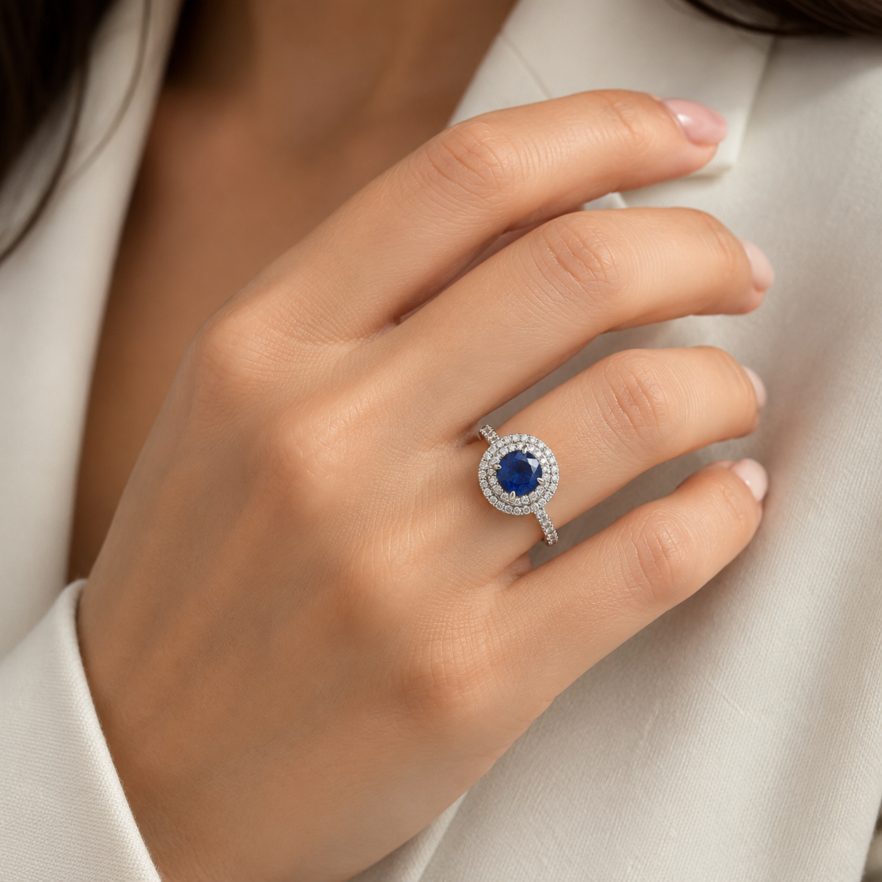 Anillo Soleste zafiro Tiffany & Co - Imagen 2