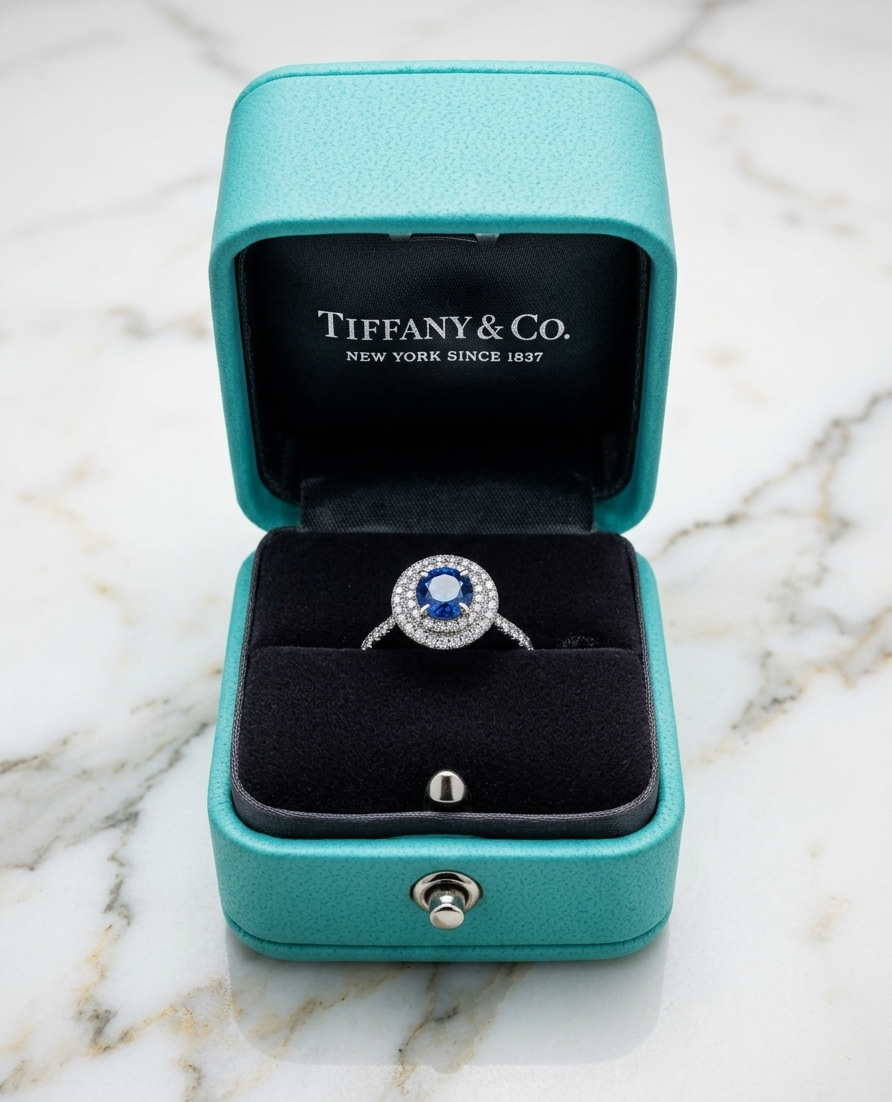 Anillo Soleste zafiro Tiffany & Co - Imagen 3
