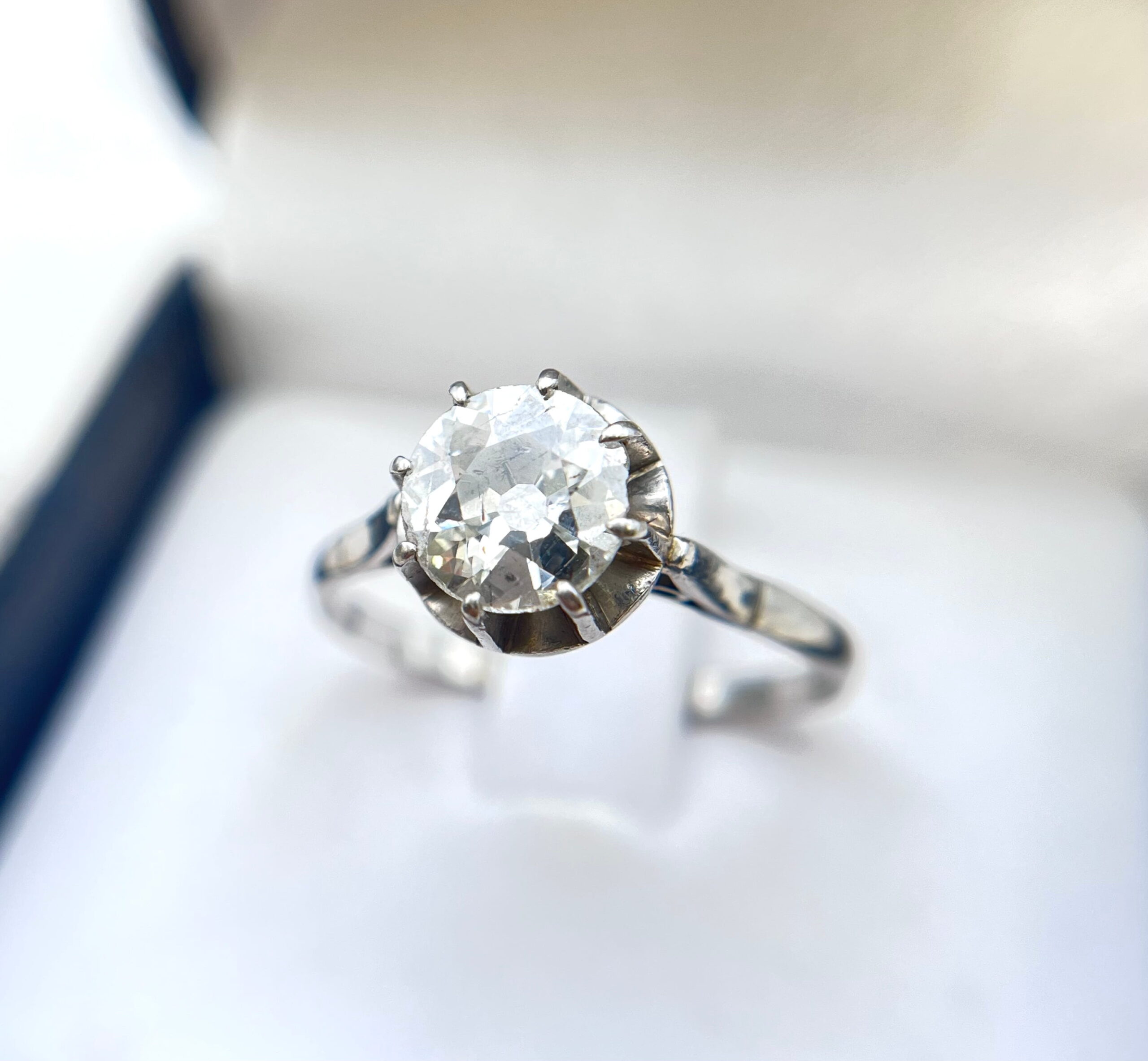 Solitario brillante antiguo 1,25 cts.