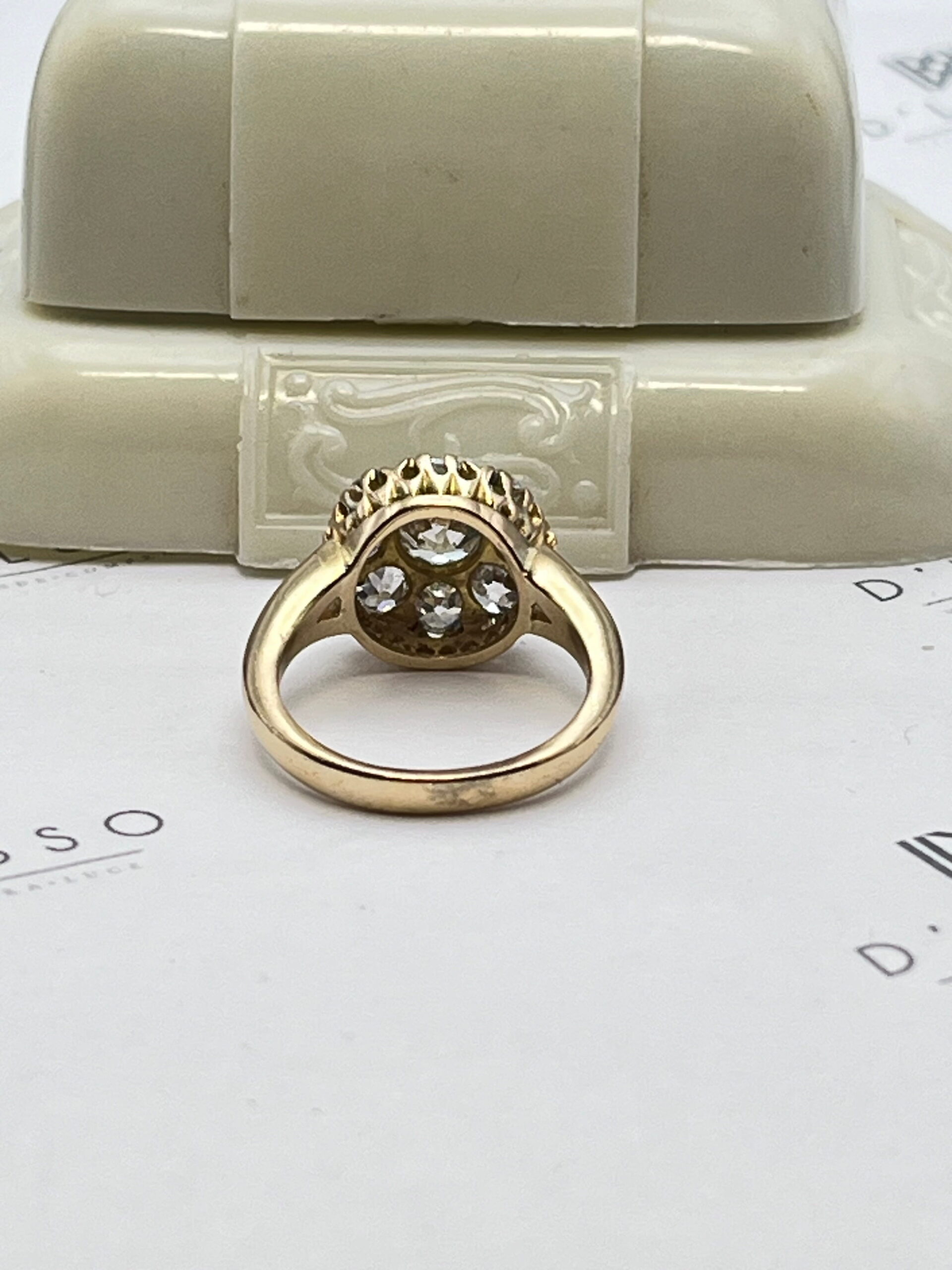 Conjunto esclava perlas y roseta corte antiguo - Imagen 12